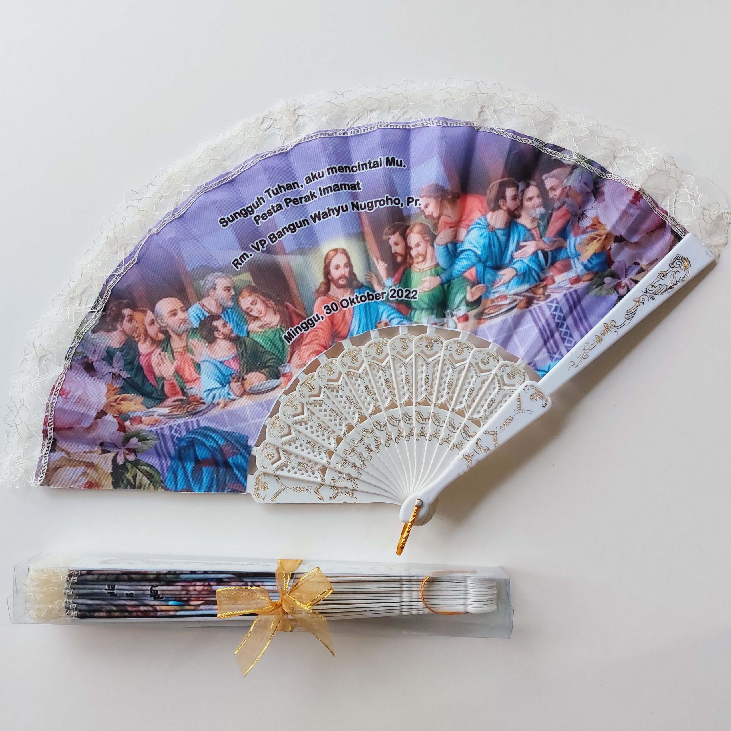 Kipas Lipat Gagang Spanyol - Gambar 5