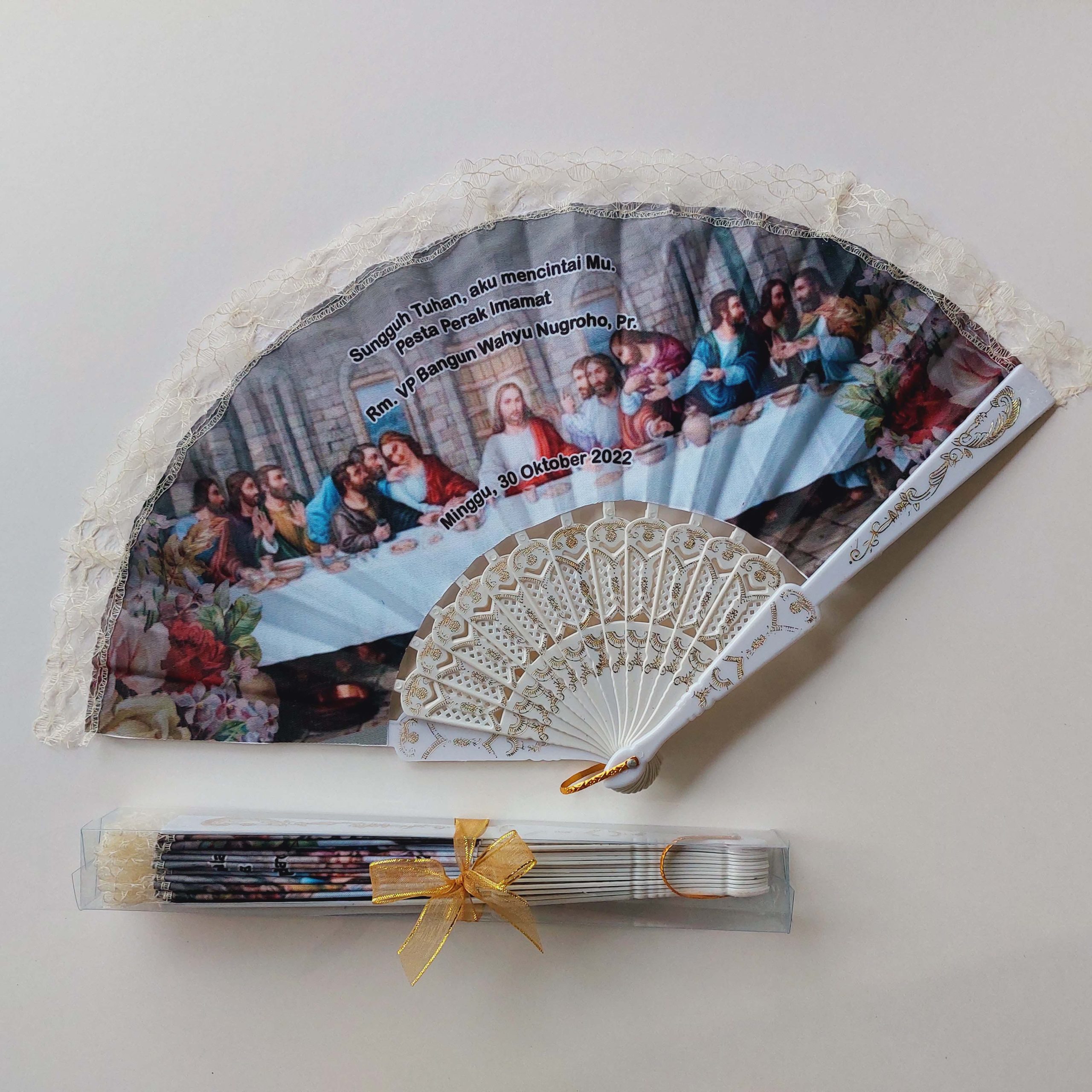 Kipas Lipat Gagang Spanyol - Gambar 4