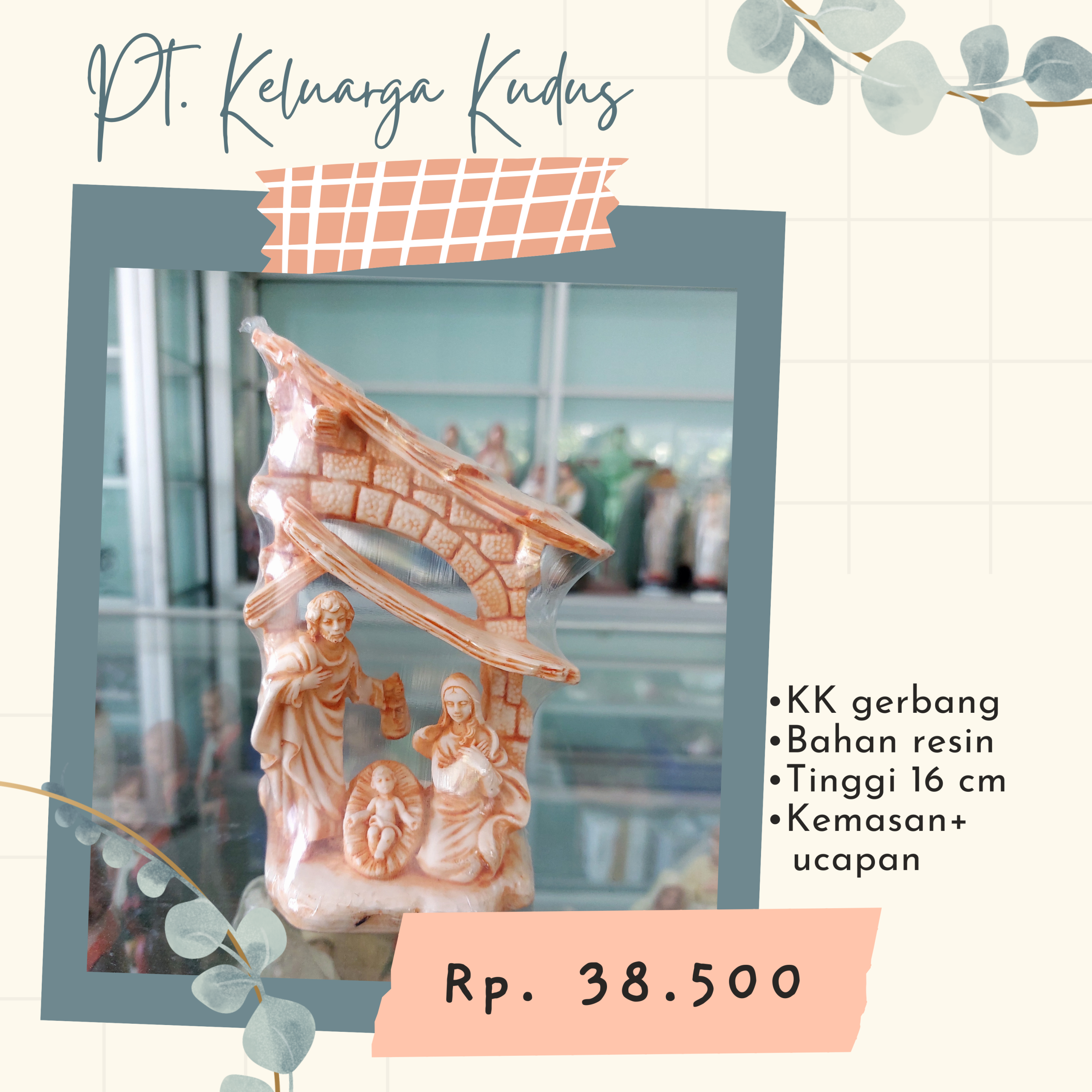 Keluarga Kudus Gerbang 16 cm