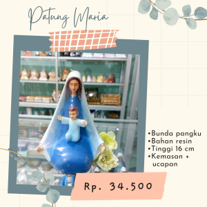 Bunda Maria Pangku 16 cm
