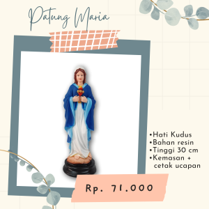 Maria Hati Kudus 30 cm