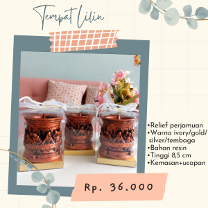Tempat Lilin Bulat Perjamuan Kudus