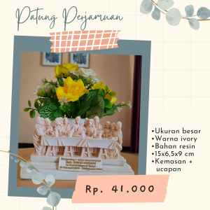 Patung Perjamuan Terakhir Besar Ivory