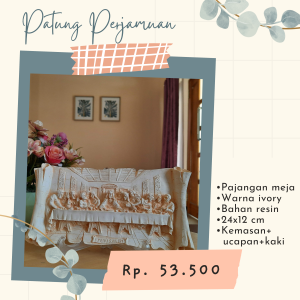 Pajangan Meja Perjamuan Terakhir Ivory