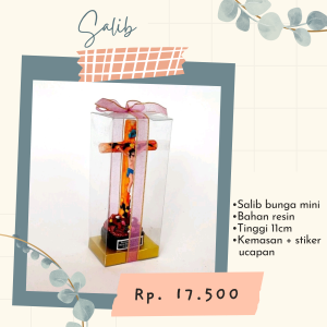 Salib Bunga Mini 11 cm