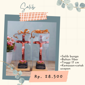 Salib Bunga 17 cm