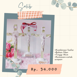 Salib Duduk Kombinasi Fosfor 19 cm