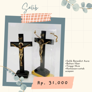 Salib Benedict Aura 19 cm