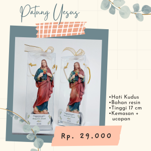 Hati Kudus Yesus 17 cm
